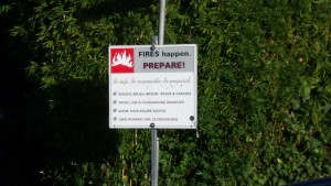 Mill Valley Fire Safe Neighborhood Sign